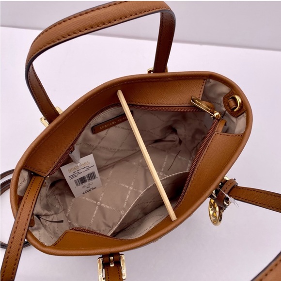 Michael Kors Jet Set Small Carryall Convertible Tote Crossbody - Picture 9 of 11